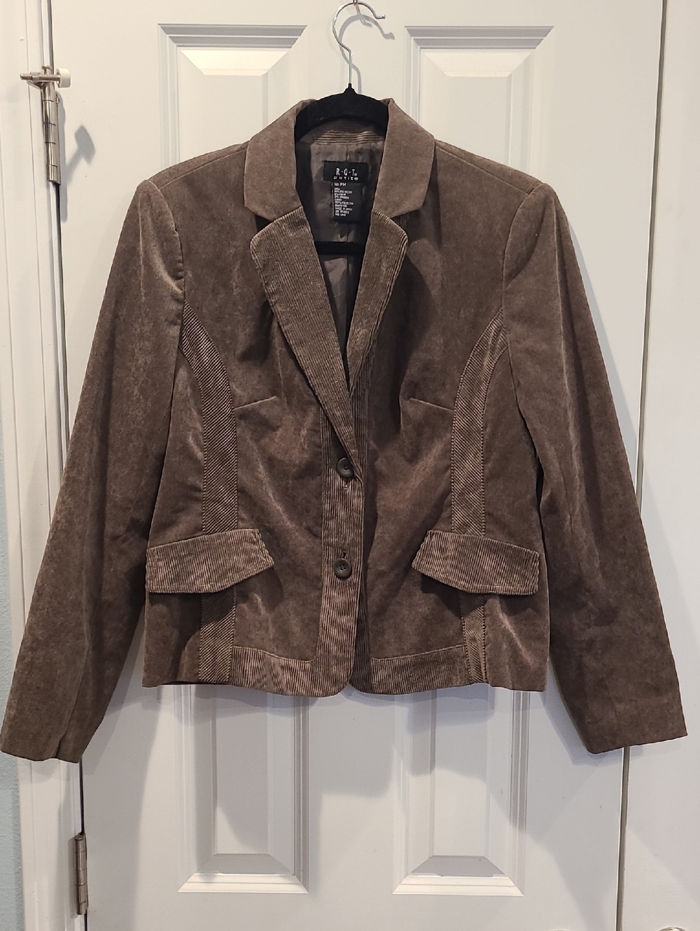 RQT Taupe Corduroy Blazer Jacket